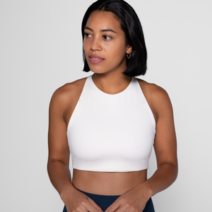 girlfriend collective topanga bra in ivory