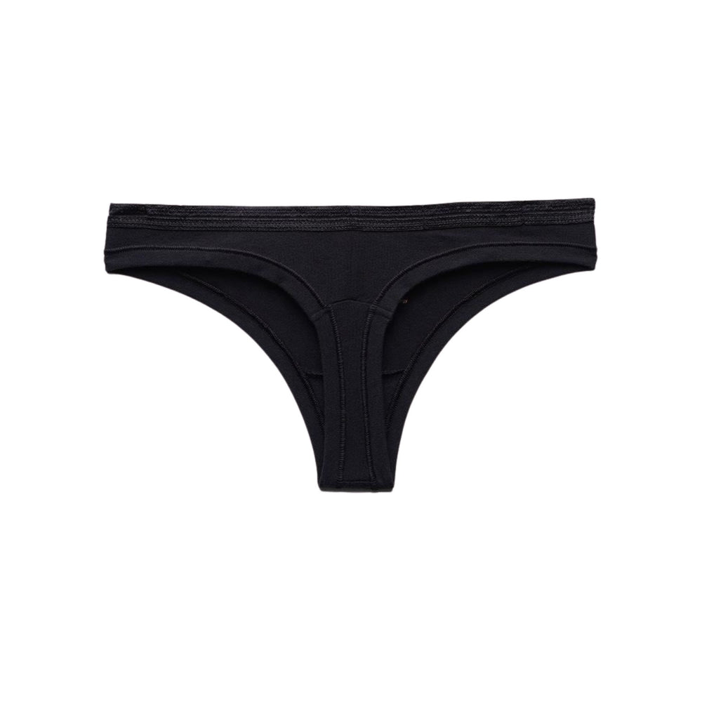Knixwear Luxe Thong, M, Black : : Clothing, Shoes